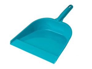 Совок для мусора, сине-бирюзовый, Технопластик