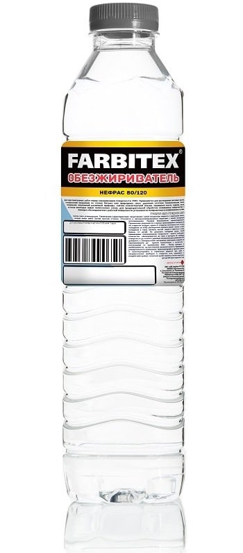 Обезжириватель (нефрас 80/120) FARBITEX