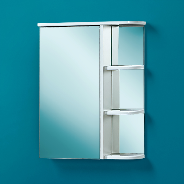 Полка зеркальная Эмили 55 AL.04.55.55.L АКВАЛЬ