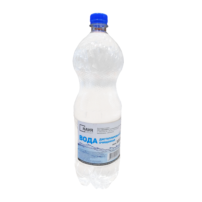Вода дистиллированная, NAVR 1,5 л