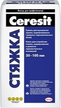 Сухая смесь для стяжки Ceresit, 25 кг