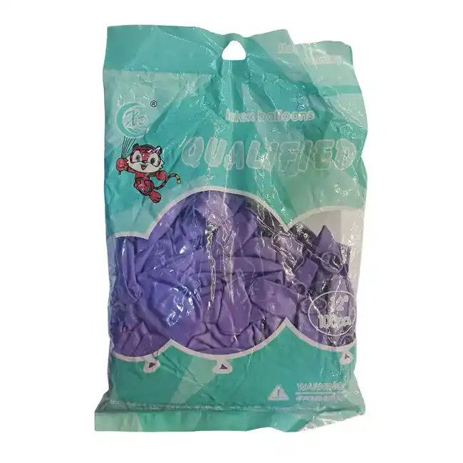 Шары воздушные 30см фиолетовые ЮниПресс BY-62-21