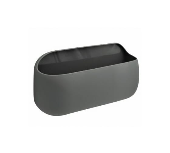 Органайзер настенный, самоклеящийся, серый, 260x70x140 мм, RIDDER 13101107