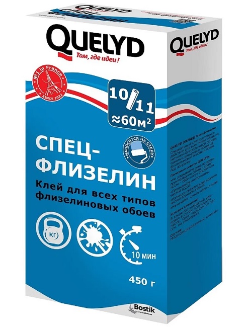 Клей для обоев Спец-Флизелин Quelyd 0.45кг