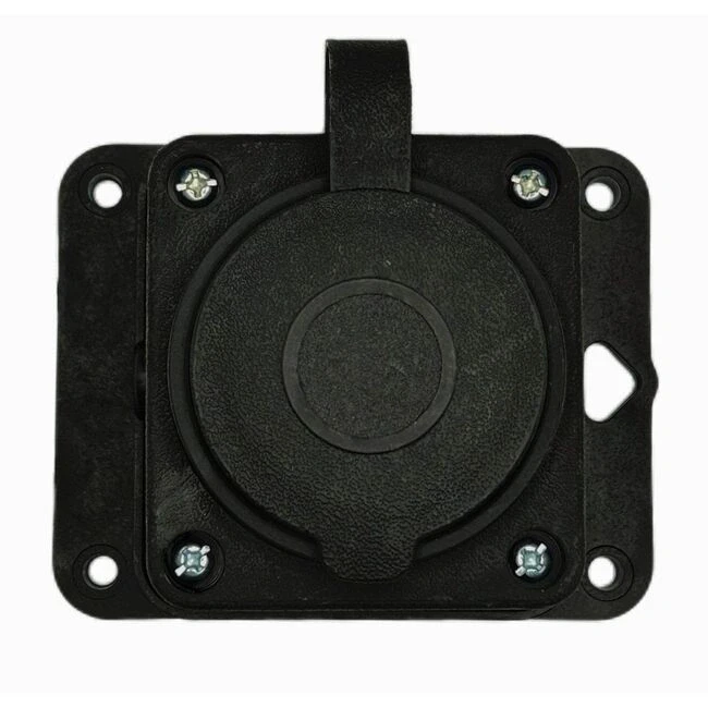 Колодка с заземлением 1 гнездо черная FAR F106