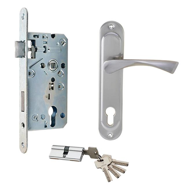 Замок врезной никель ARNI 7504/72-Z SN