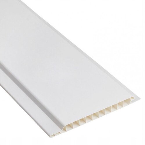 Панель пластиковая (ПВХ) Альта-Профиль белая 10 см, длина 3.0 м
