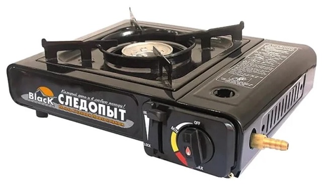 Плита настольная газовая Black PF-GST-N10, Следопыт