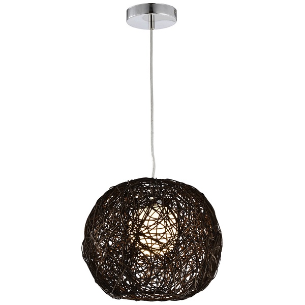 Светильник подвесной CIRCLE 1xE27x60W черный 1-014710 Powerlight