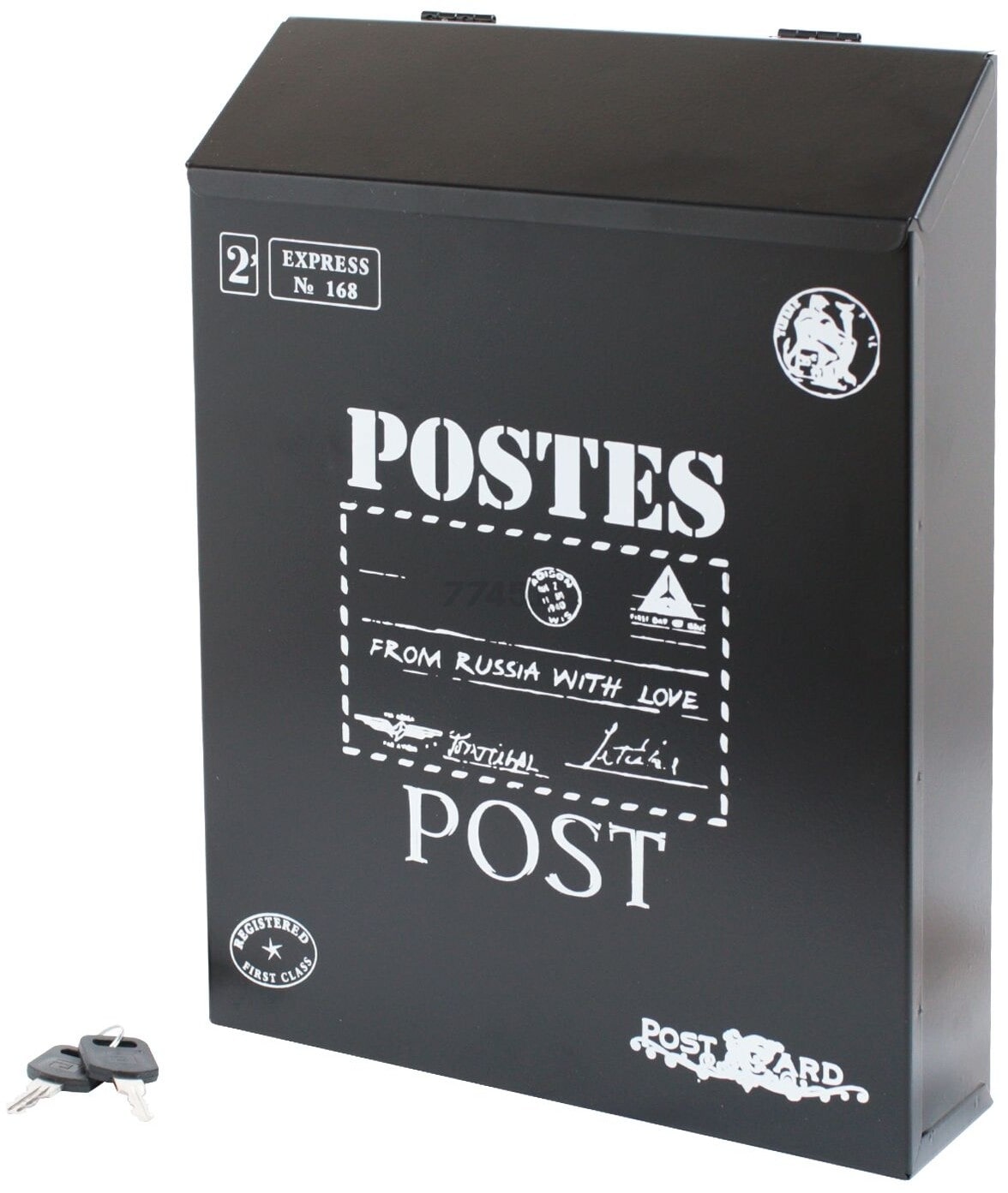 Ящик почтовый АЛЛЮР №3010 черный,15391