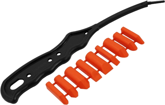 Шпатель для силиконов и герметика со сменными адаптерами DECOR 113-400