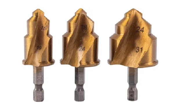 Набор сверл для полипропиленовых труб PPR 15-19, 18-24, 24-31 мм, 3 шт, VIRA 551404