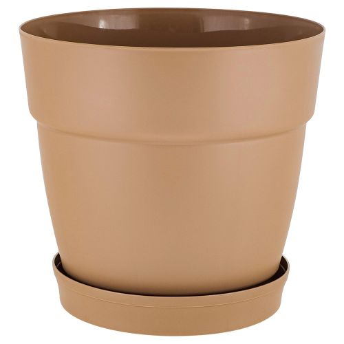 Горшок для цветов 1,1 л молочный шоколад Villa de Fiori InGreen IG660010047