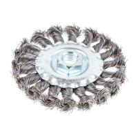 Щетка плоская М14 для УШМ косичка GEPARD