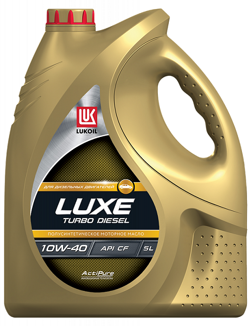 Масло моторное полусинтетическое Лукойл Люкс Турбо Дизель 10W40 CF 5 л
