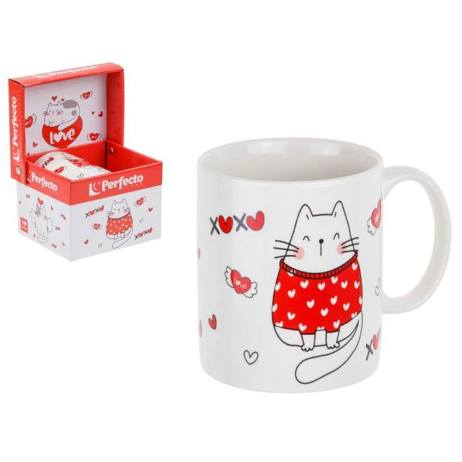 Кружка керамическая Cats-2 350 мл Perfecto Linea 30-062602