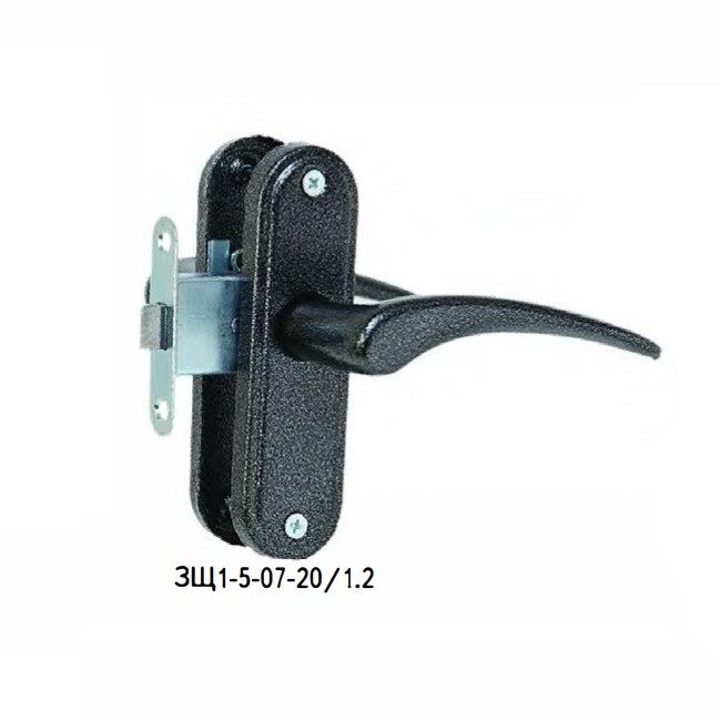 Ручка защелка антик серебро ВолМет ЗЩ1-5-07-20/1.2