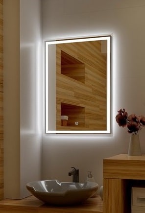 Зеркало Континент Fancy Led 60x80  с функцией Bluetooth