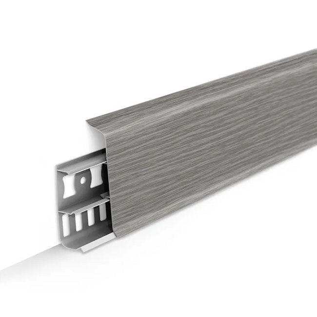 Плинтус 2,2 м 70 мм 210 Дуб Пепельный Деконика