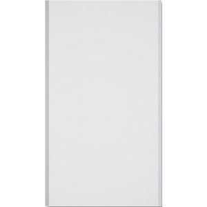 Панель пластиковая (ПВХ) Ю-Пласт глянцевая белая 37cм, длина 3м