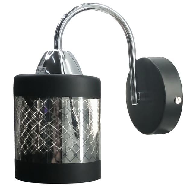 Бра НББ 03-60-101 черный/хром Aitin-Pro 70013B/1W 