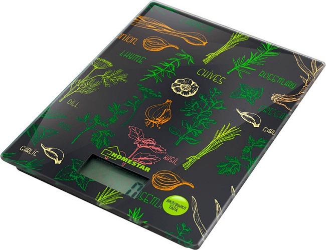 Весы кухонные HomeStar HS-3008 (черный)