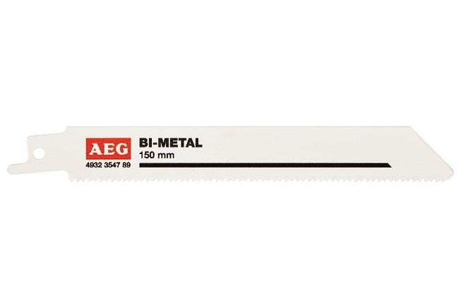 Полотно для сабельной пилы (по металлу) SZ BL 150х1,8 мм (3 шт.), AEG