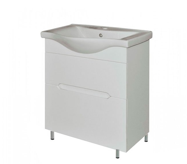 Тумба напольная Моника 70 Какса-А +2 ящика под умывальник Балтика 70