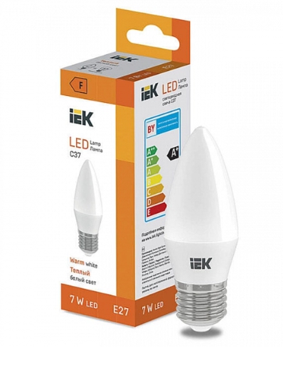 Лампа светодиодная LED LL-I-C37-7-230-30-E27 600 lm