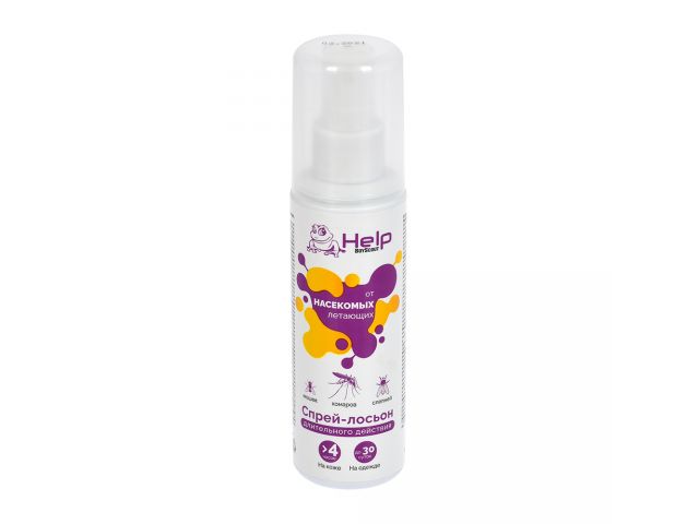 Спрей-лосьон Ultra против комаров, мошек, клещей, слепней, 125 мл, HELP 80511