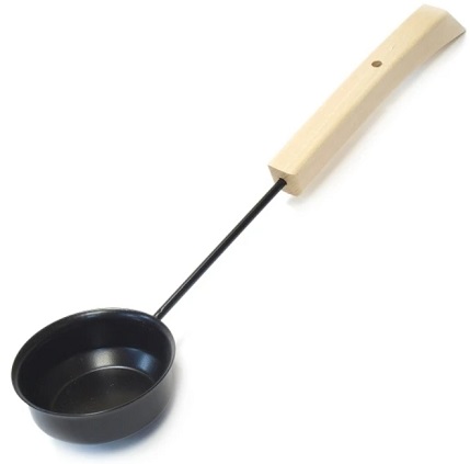 Черпак 0,2л оксидир.сталь (черный)