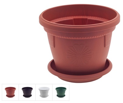 Кашпо Gerber с поддоном 45 cм DRINA (10188)