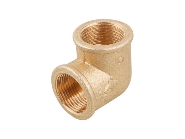 Колено латунное, внутр. резьба 3/4
