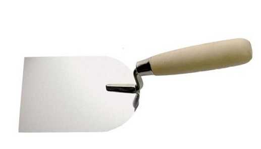 Кельма штукатурная, деревянная ручка, серия «26»,10x12 см, Hardy