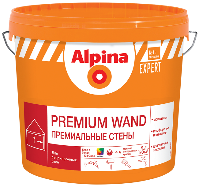 Краска для внутренних работ Alpina EXPERT Premium Wand