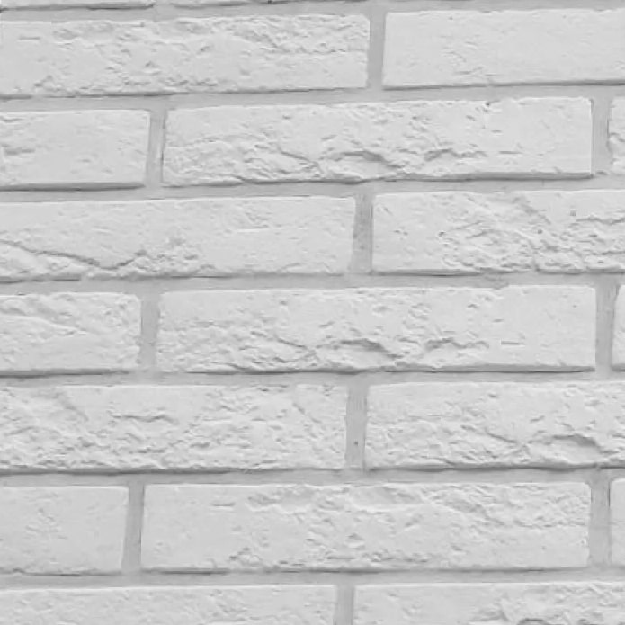 Декоративный камень Кирпич Норд (белый ) ПГД-1-Л, упак. 0.74 м2