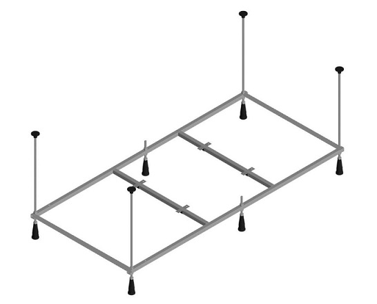 Каркас для ванны Katrina усиленный на 6 опорах ALBA SPA 