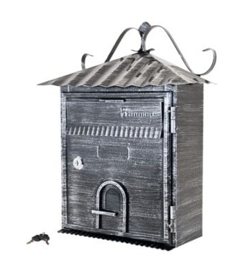 Ящик почтовый Аллюр №2005 (старое серебро)