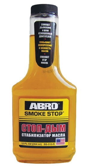 Присадка в масло Стоп-дым ABM-SS-500 ABRO, 354 мл
