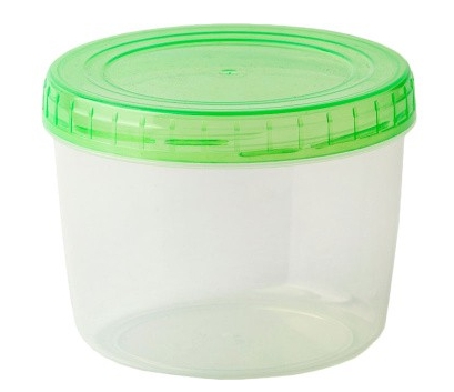 Банка с завинчивающейся крышкой 0.5 л (в ассортименте), Optimplast