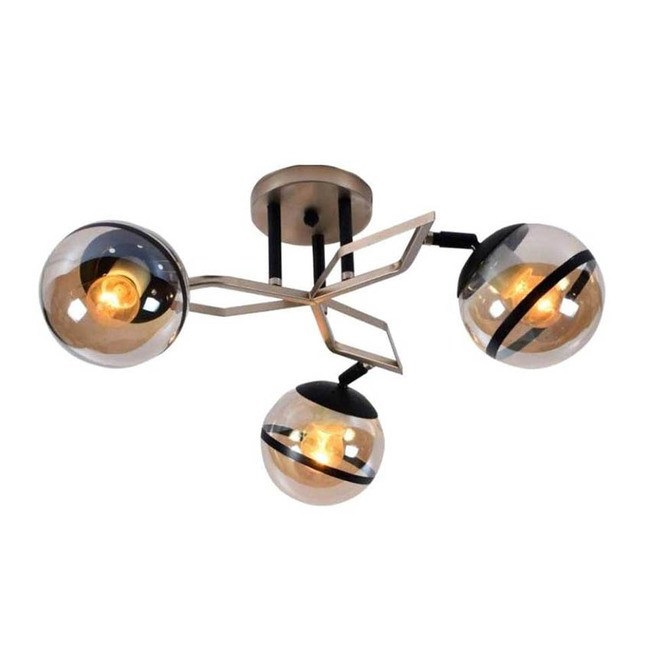 Светильник НПБ 04-3х25-722 черный/золото Сфера Белсветоимпорт 5093/3С