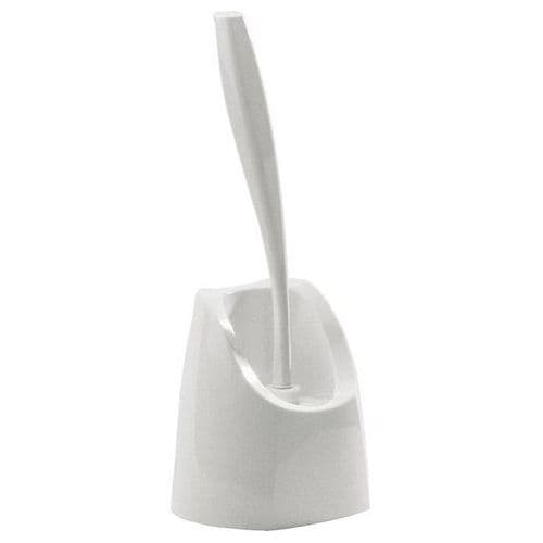 Щетка для унитаза пластмассовая CAPRI, белая