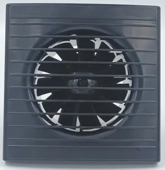 Вентилятор вытяжной d100 мм ВИЕНТО 100С STILL black (малошумный)