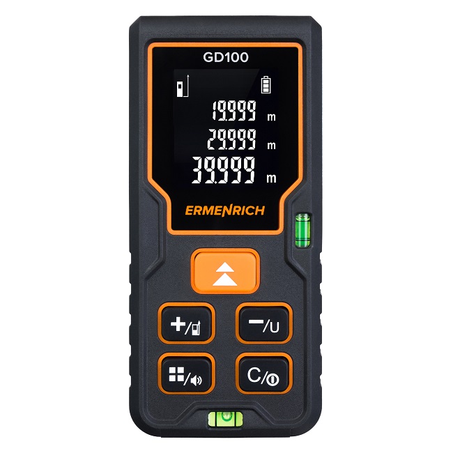 Рулетка лазерная Ermenrich Reel GD100
