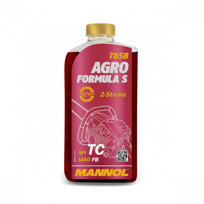 Масло для 2-х тактных двигателей Mannol Agro Formula S 7858 1 л