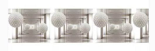 Панель кухонная (фартук) ПВХ Невесомость 0,6x3м Югпластмаркет