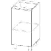 Шкаф-стол белый SV-Мебель