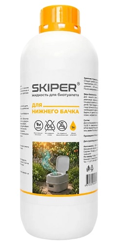 Жидкость для нижнего бачка биотуалета SKIPER, 1л