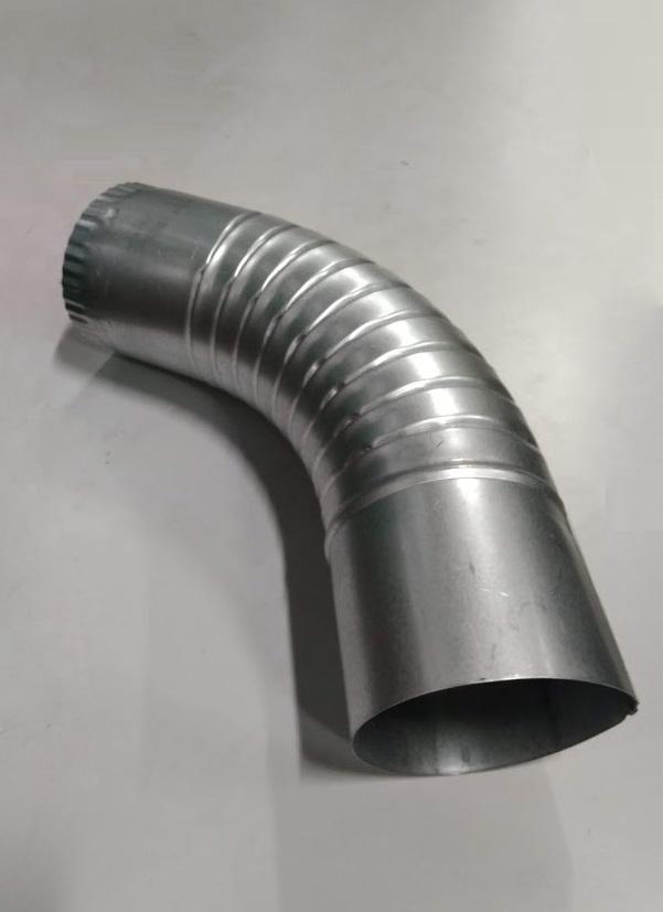 Колено из оцинкованной стали 0.5 d100 Жесть