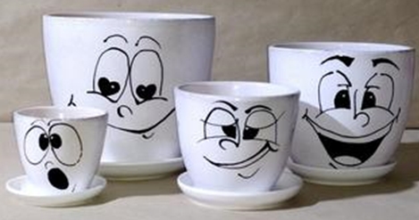 Горшок керамический 2.5 л Настроение